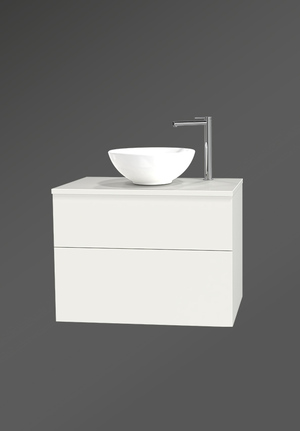 City Vanity Unit 80 Classic White For Worktop 