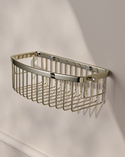 Signature D-Shaped Shower Basket Polished Nickel (2)