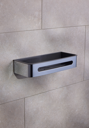 Shower Basket Chrome, Grey liner Signature