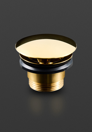 Bottenventil Fast obehandlad mässing