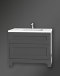 Kensington Vanity Unit 100 Dark Grey Floorstanding (1)