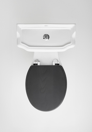 Toalettsits svart Ek (1)