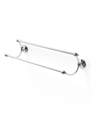 Stockholm Double Towel Rail 545mm Chrome