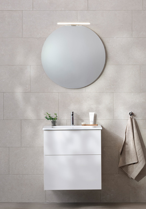 Möbelpaket 60 Vit med spegel Edge handfat