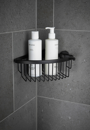 Duschkorg Svart limbar