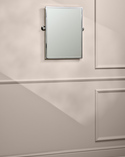 Framed Swivel Mirror Chrome (2)