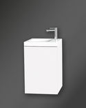 Vanity Unit New York 40 for full cover basin, White with left hung door (2)