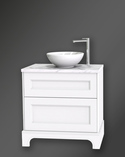 Kensington Vanity Unit 80 White Floorstanding For Work Top (1)