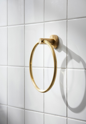 Bond Towel Ring Brushed Brass