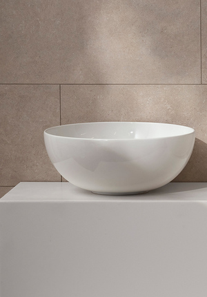 Bowl 40 free standing Gloss White (1)