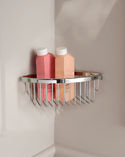 Signature Corner Shower Basket Chrome (3)