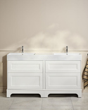 Kensington Vanity Unit 160 White Floorstanding (2)