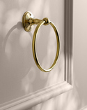 Stockholm Towel Ring Polished Brass (1)