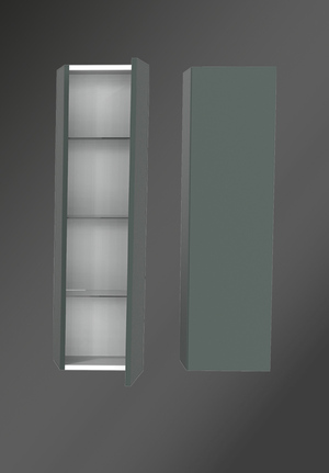 Förvaringsskåp City Highland Grön Höger (1)