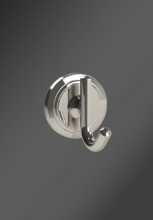 Oslo Single Hook Polished Nickel