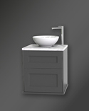 Kensington Vanity Unit 60 Dark Grey Wall Hung For Work Top (1)