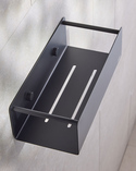 Box Glueable Shower Basket Matt Black (3)