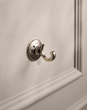Stockholm Single Hook Polished Nickel (1)