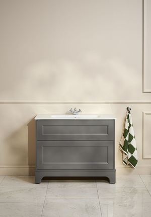 Kensington Vanity Unit 100 Dark Grey Floorstanding (1)