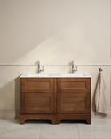 Kensington Vanity Unit 120 Warm Oak Floorstanding (1)
