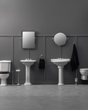 Classic Toilet Set Floor Standing White (6)