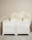 Kensington Vanity Unit 160 White Floorstanding (1)