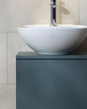 City Vanity Unit 40 Highland Green For Worktop Left Hand (3)