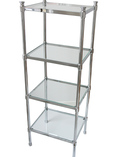Four Tier Shelf Chrome (6)