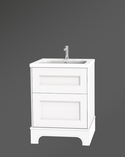 Kensington Vanity Unit 60 White Floorstanding (1)