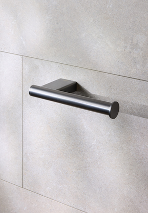 Miami Toilet/Spare Roll Holder Gun Metal (1)