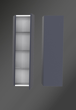 Förvaringsskåp City Midnight Blå Höger