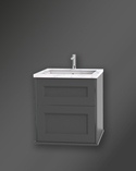 Kensington Vanity Unit 60 Dark Grey Wall Hung For Work Top (2)