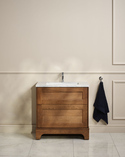 Kensington Vanity Unit 80 Warm Oak Floorstanding For Work Top (1)
