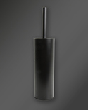 Free Standing/Wall Mounted Toilet Brush Set Matt Black (1)