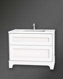 Kensington Vanity Unit 100 White Floorstanding (1)