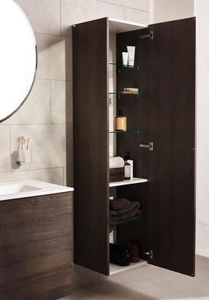 New York Storage Unit 293 Dark Oak right hung door