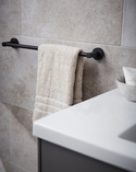 Bond Towel Rail 495mm Matt Black (1)