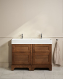 Kensington Vanity Unit 120 Warm Oak Floorstanding (2)
