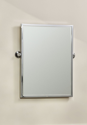 Framed Swivel Mirror Chrome (1)