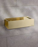 Box Glueable Shower Basket Brushed Brass (1)