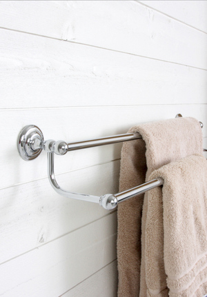 Richmond Double Towel Rail 650 mm Chrome (1)