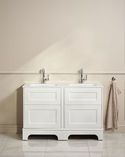 Kensington Vanity Unit 120 White Floorstanding (1)