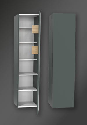 Förvaringsskåp City Highland Grön Höger