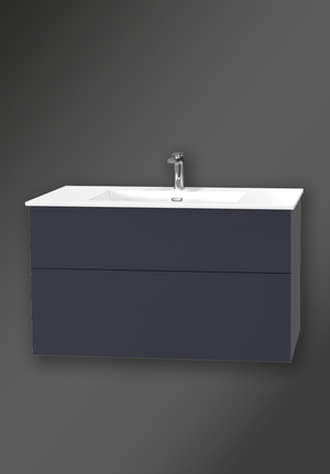 City Vanity Unit 1000 Midnight Blue 