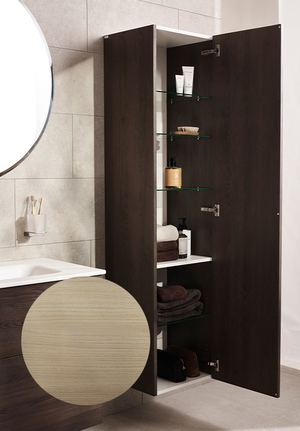 New York Storage Unit 293 Light Oak right hung door