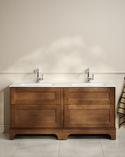 Kensington Vanity Unit 160 Warm Oak Floorstanding (1)