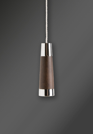 Light Pull Conical Chrome/Oak