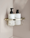 Signature Corner Shower Basket Polished Nickel (2)