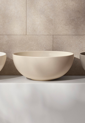 Bowl 40 free standing Cotton Cream (1)