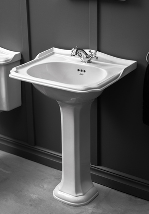 Handfat Classic Square stort set med pelare (1)